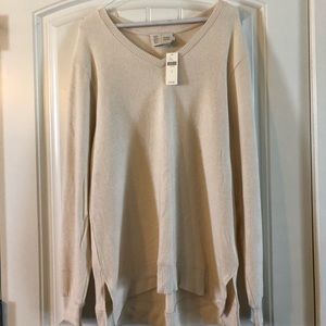 Oversized, Off-White Anthropologie Sweater